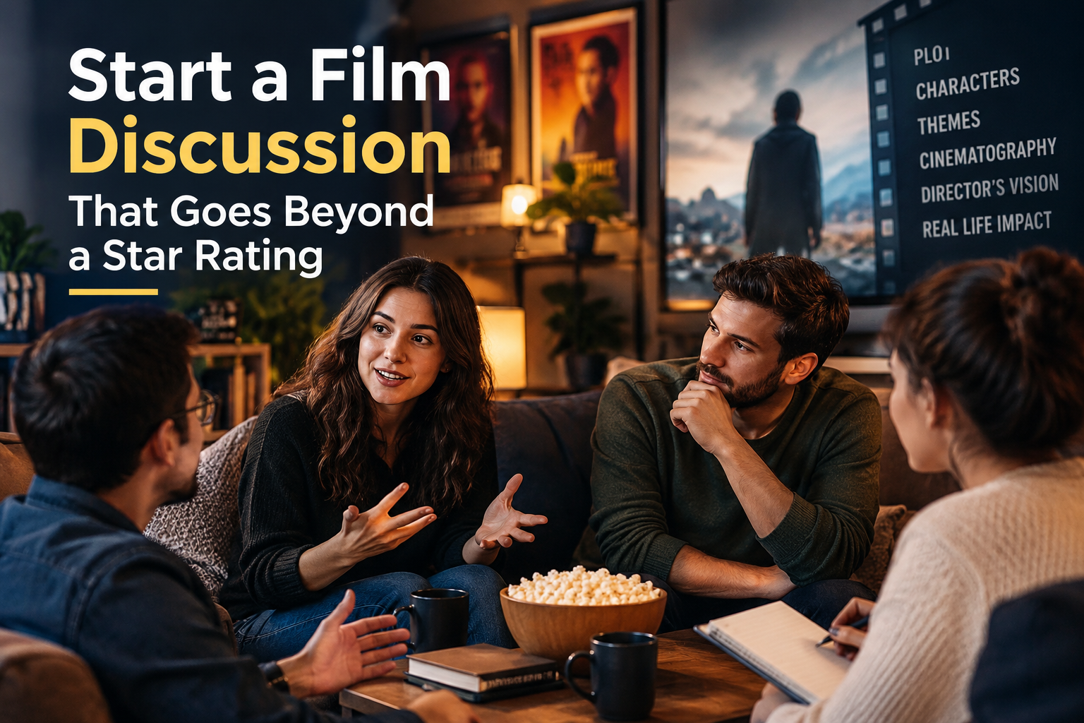 Start a film discussion that goes beyond a star rating